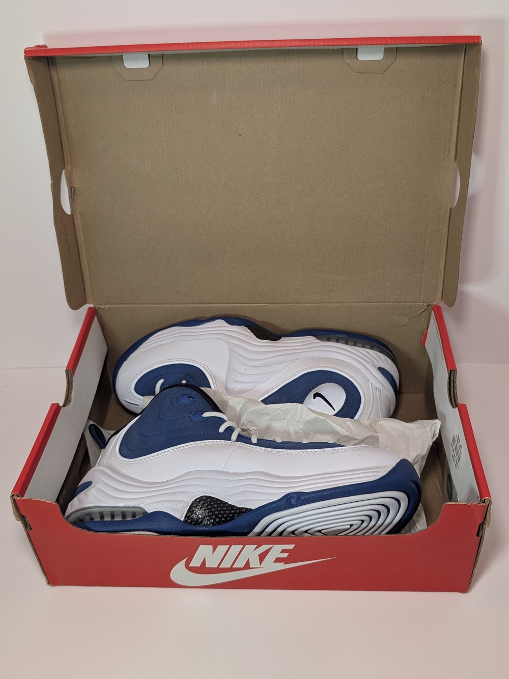 Nike Air Penny 2 Atlantic Blue White FN4438-400 Men’s Size 7 Penny Hardaway - Picture 8 of 8